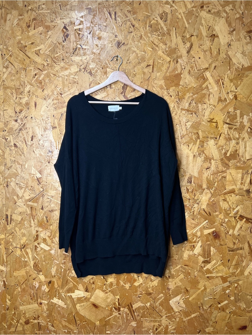 Dreamers Black Crew Neck Sweater